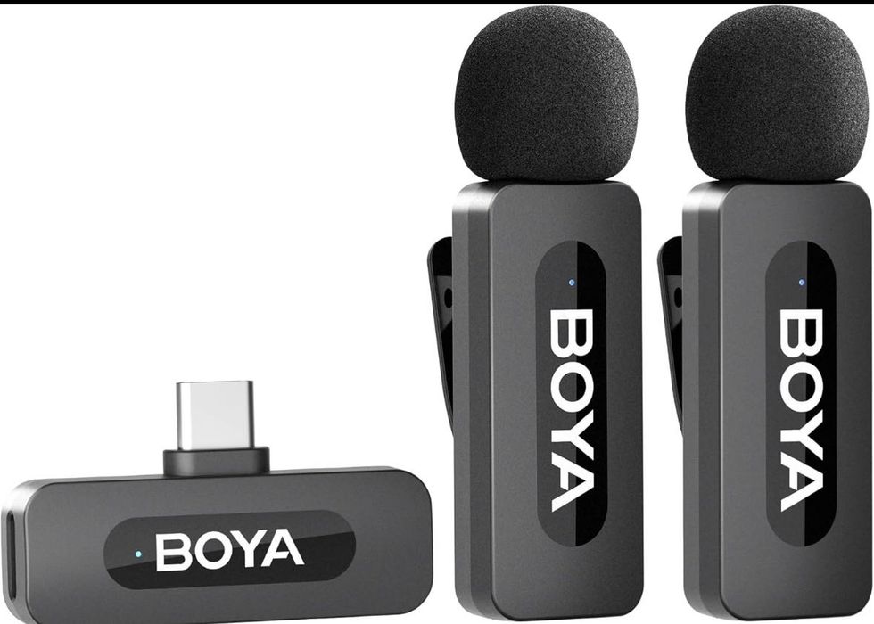 Bezprzewodowy Mikrofon USB-C Mini Mikrofon Klapowy dynamiczny BOYA BY-