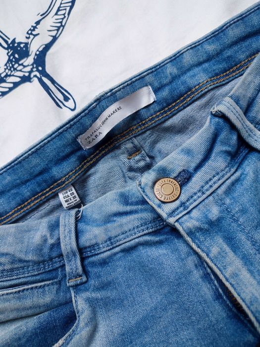 Spodnie jeansowe jeansy Zara