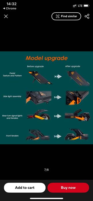 Kukirin G2 pro 2025, 195 km przebieg