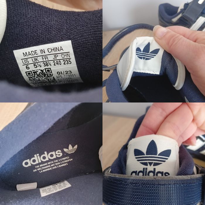 Buty sportowe Adidas Forum 84 low, adidasy unisex, sneakersy, r. 38.5