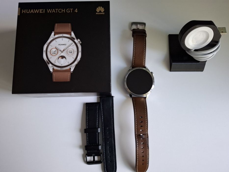 Smartwatch huawei watch gt 4 z dodatkami