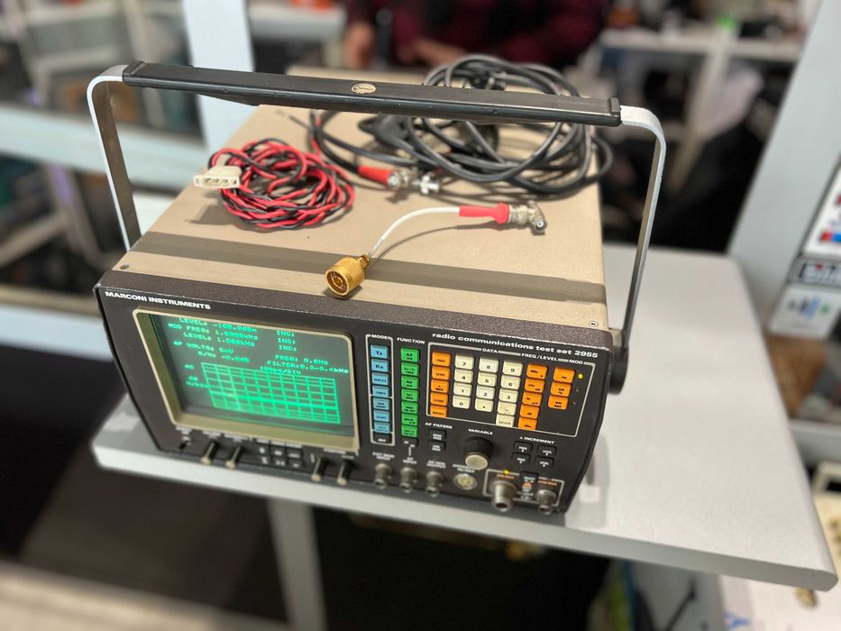 Tester Komunikacji Radiowej Marconi 2955 + kable + maskownica