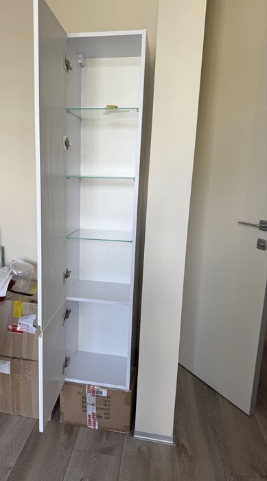 Пенал EVA лівий підвісний для кімнати чи ванної