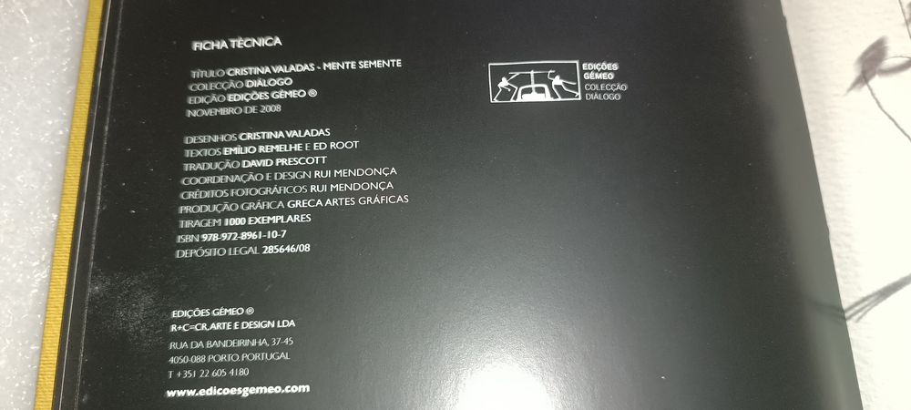 Livro arte Cristina Valadas - Mente Semente -