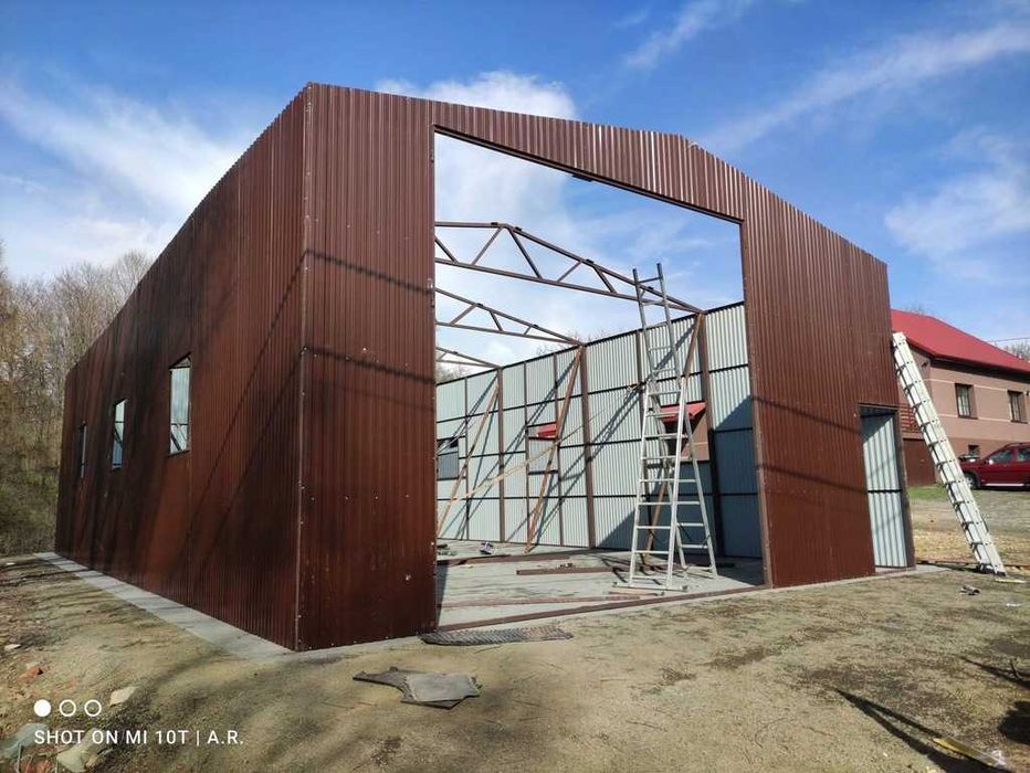GARAŻE Blaszane Hala Blaszana Garaż BLASZANY 9x18 CAŁA  POLSKA