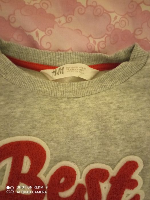 Bluza h&m dla dziewczynki rozm. 122/128