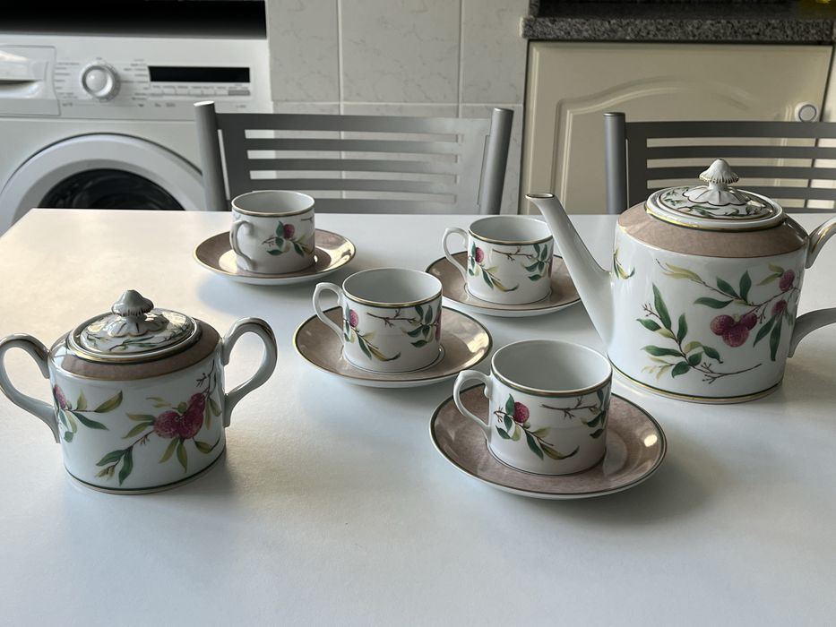 Vista Alegre- Bule Lychee + 4 Chávenas de Chá