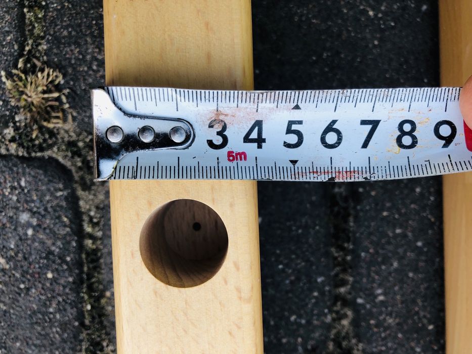 Barierka Poręcz balustrady + podstawa Balustrada drewniana