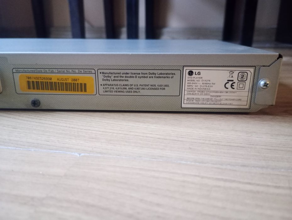 DVD odtwarzacz LG