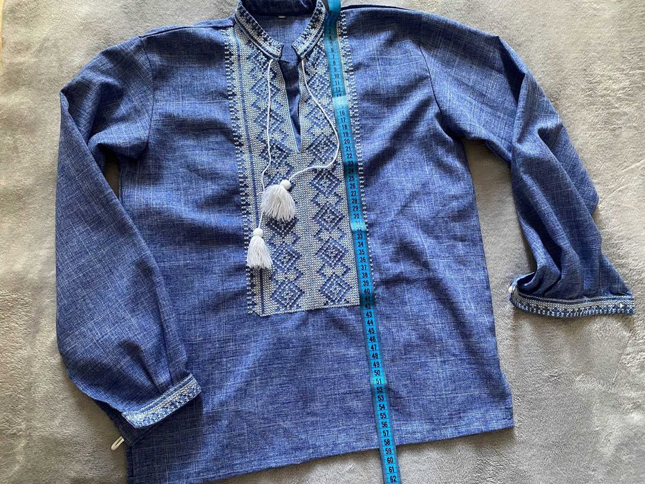 Вишиванка для хлопця 10-13 років з довгим рукавом