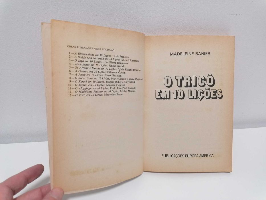 O Tricô em 10 Lições, de Madeleine Bainer