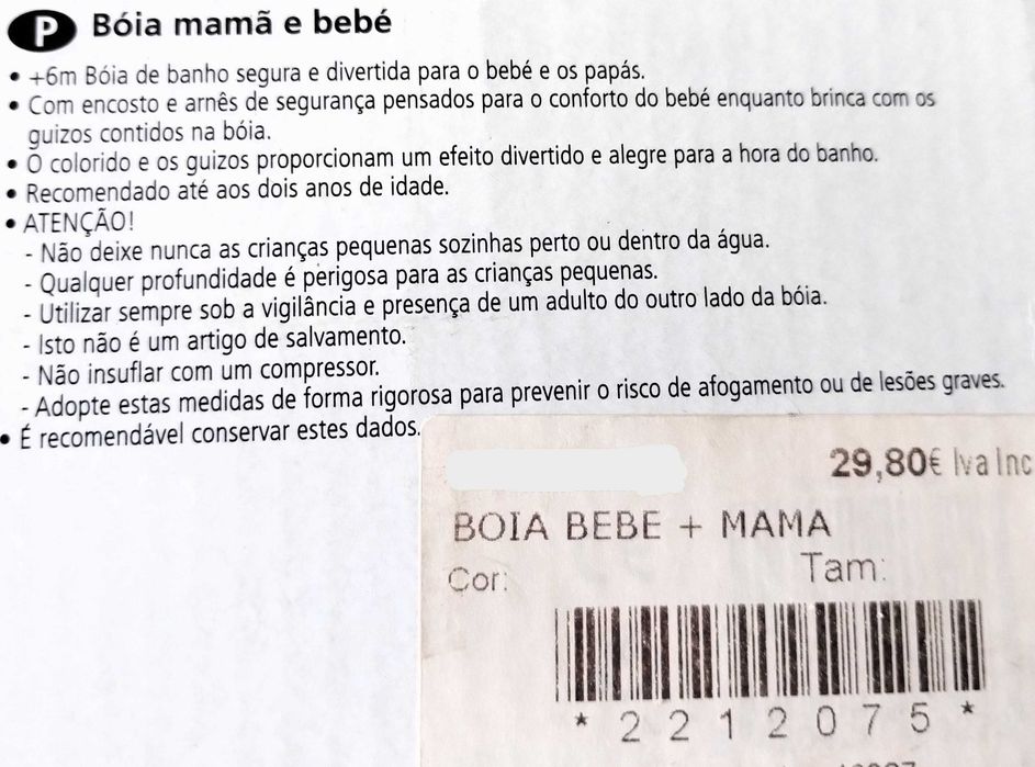 Boia Bebé Piscina Praia Brinquedo Verão
