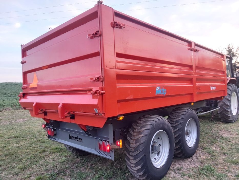 Przyczepa wywrotka tandem Kimadan Farmer 140 Zarejestrowana