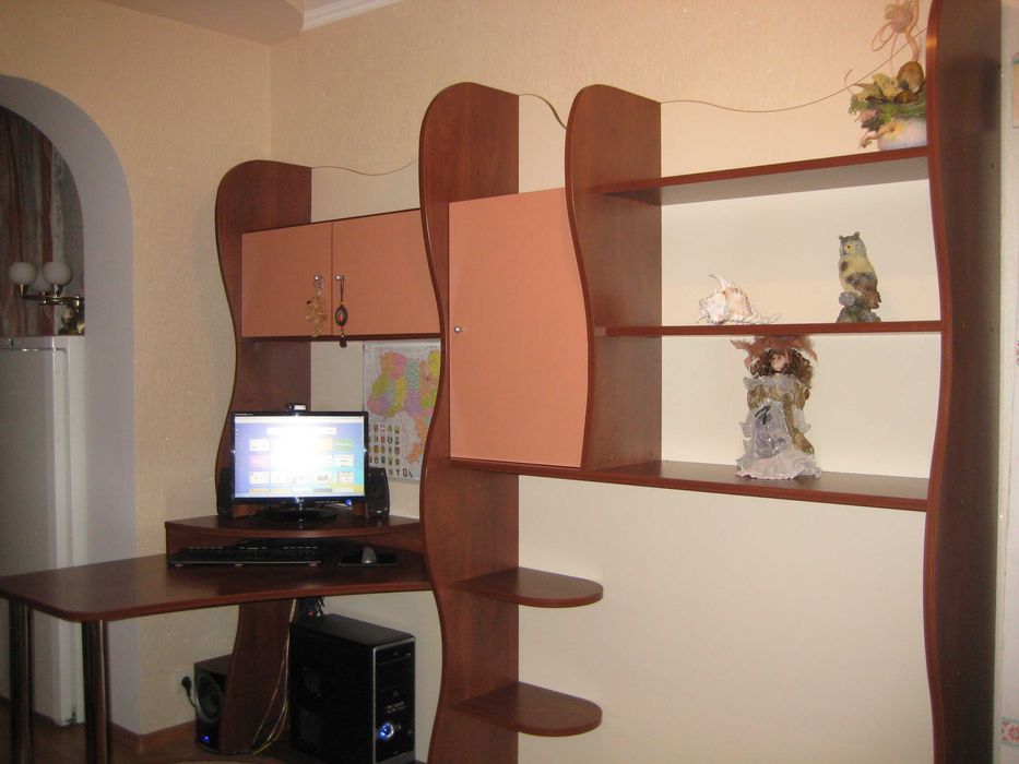 Дитяча стінка/спальня/гірка з комп'ютерним столом Enran