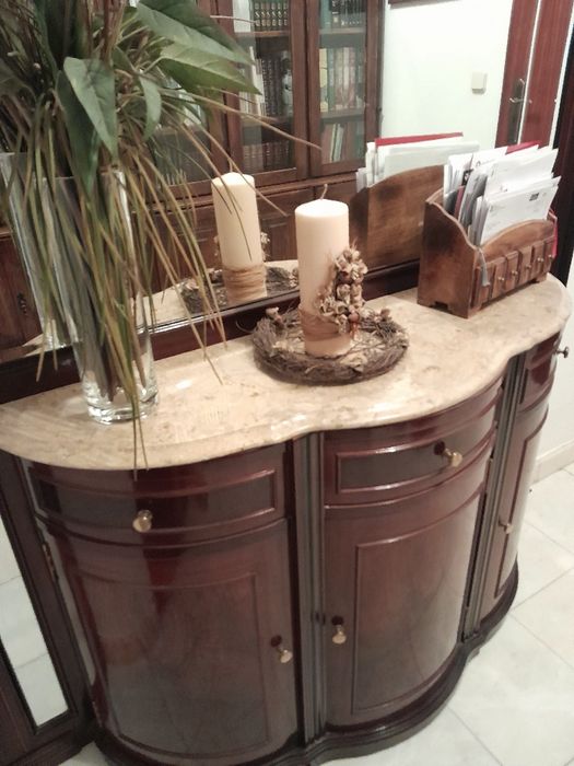 Sapateira com espelho