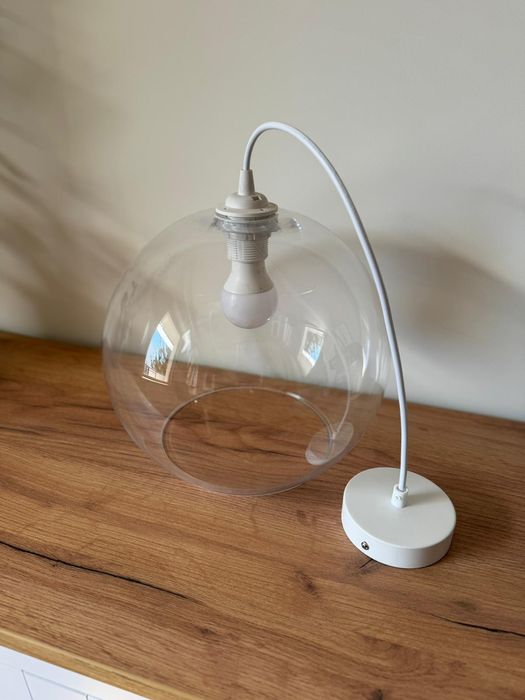 Lampa wisząca sufitowa szklana