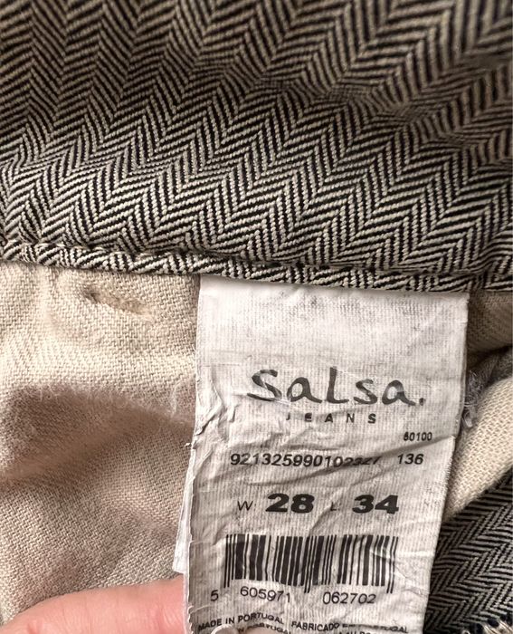 calças Salsa , bege, como novas