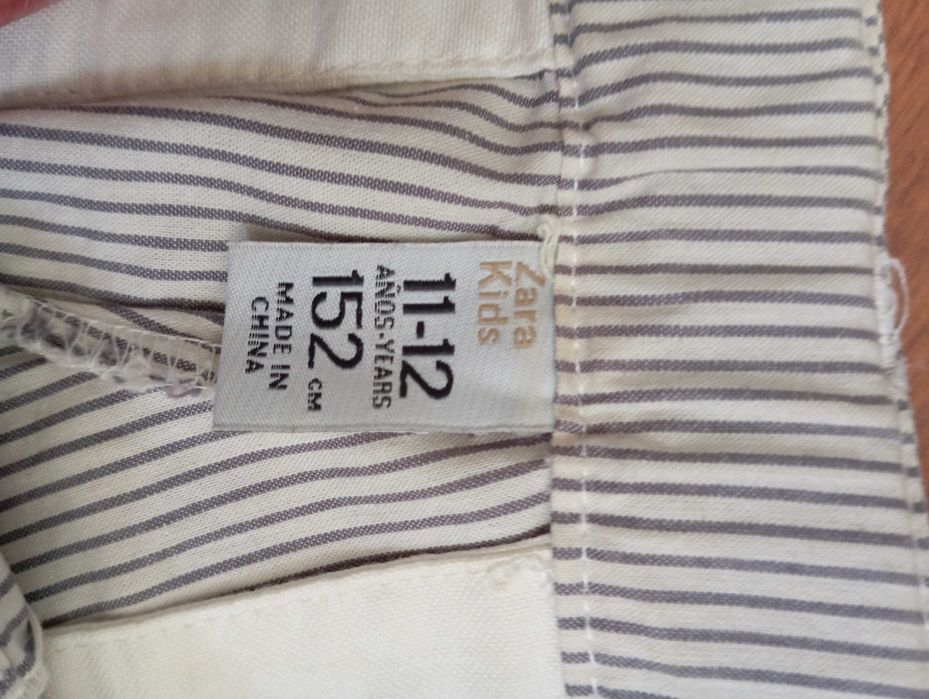 Calções às riscas - Zara