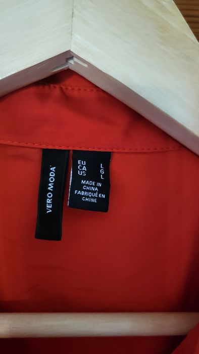 Koszula damska  czerwona rozmiar L