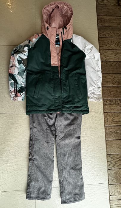 Kombinezon zestaw narciarski dziewczęcy 36/158