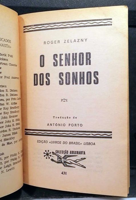 O Senhor dos Sonhos, de Roger Zelazny