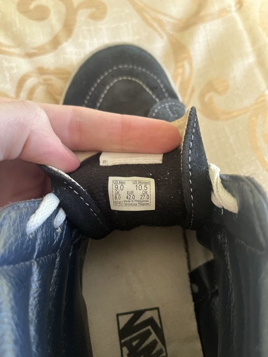 високі кеди Vans Sk8-Hi із замші та матеріалу