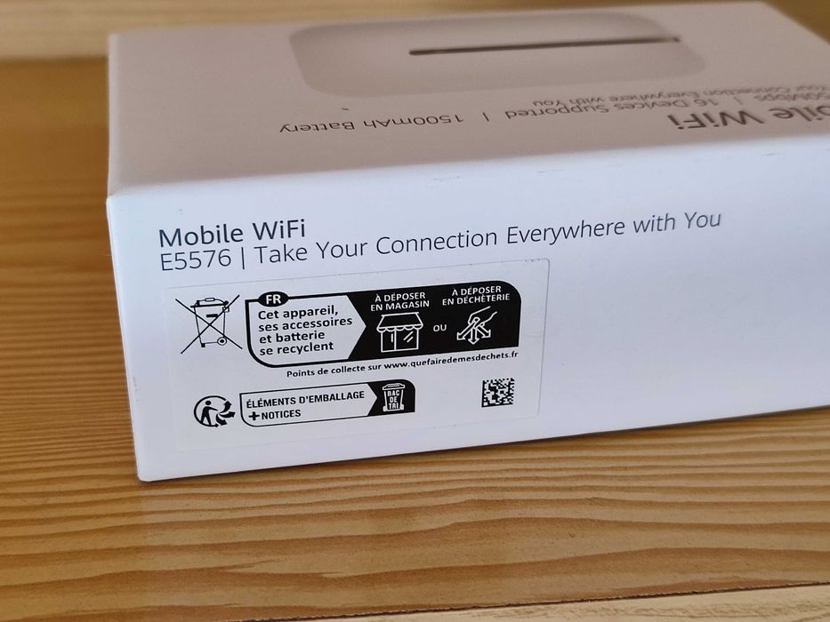 Router Huawei E5576 4G SIM roteador