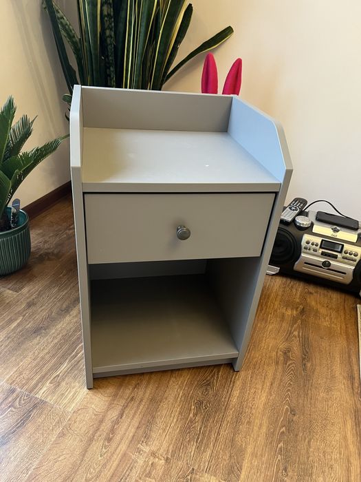 Stolik nocny szary IKEA Hauga 404.889.61