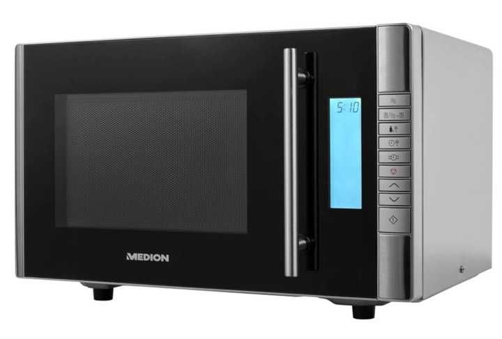 Mikrofalówka 800W Medion MD 14482 funkcja grilla wyświetlacz  timer