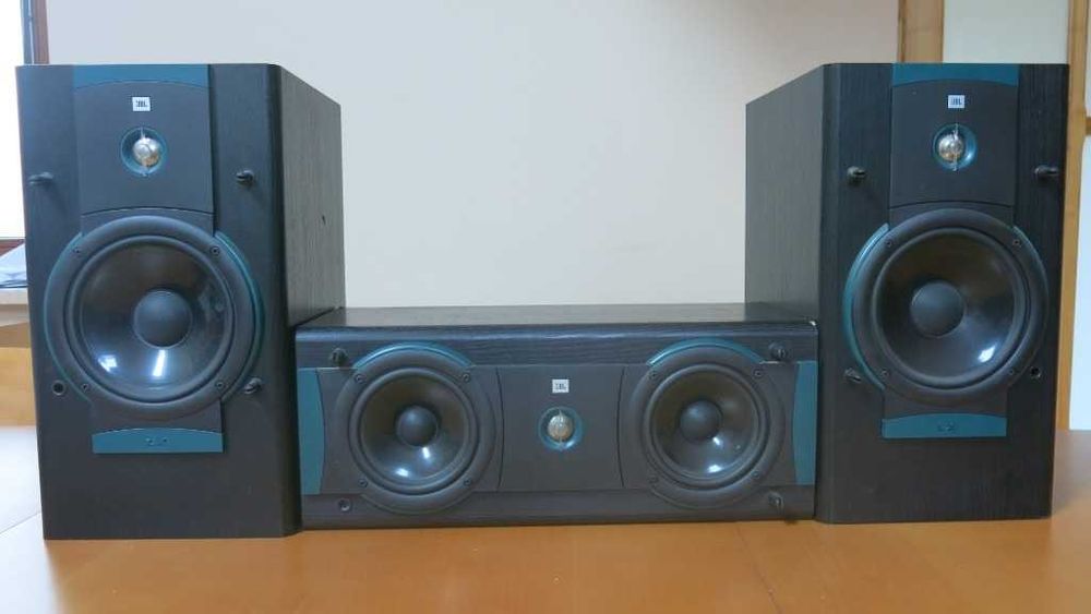 JBL - zestaw 3 kolumn głośnikowych Stereo + Center (made in Denmark)