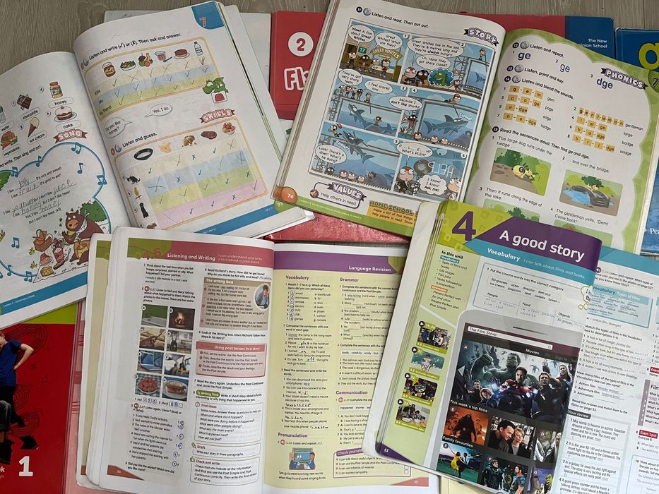 14 книг Pearson (workbook, student's book) для вивчення англійської мови