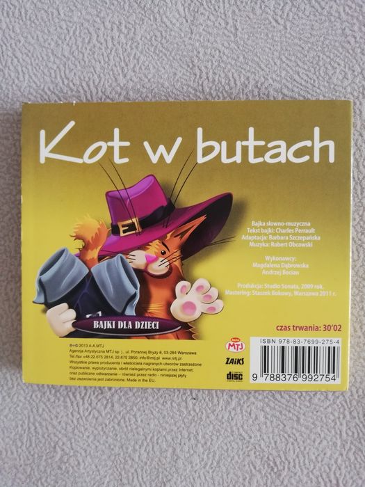 Słuchowisko dla dzieci "Kot w butach"
