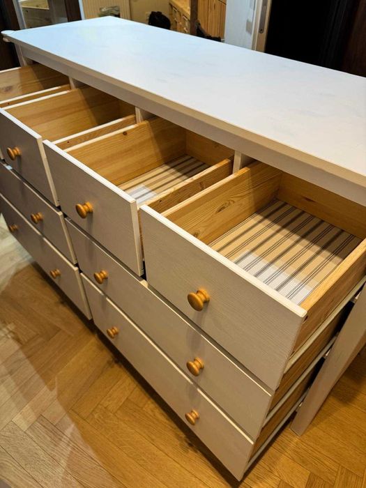 Komoda IKEA HEMNES + nakładka do przewijania | komplet | zadbana