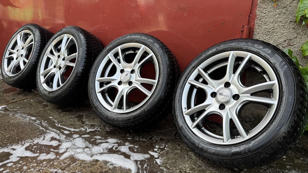 Koła zimowe 15 4x100 Opony Fulda 195/50R15 Mazda Kia Hyundai Renault Opel