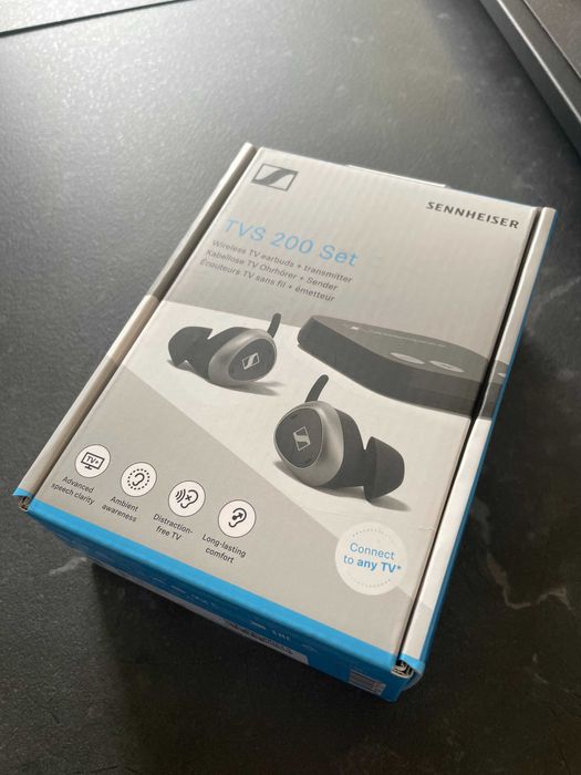 Sennheiser TVS 200 Set, słuchawki bluetooth z transmiterem TV