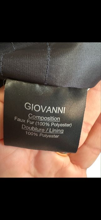 Casaco pêlo azul com capuz