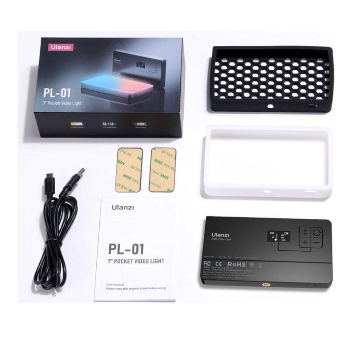 Відеосвітло Ulanzi LT002 RGB 2500-9000 К 10 Вт 4000mA.Накамерный свет