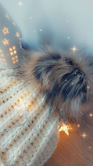 Czapka zimowa na szydełku