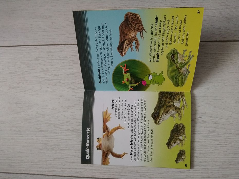 Книжечка дитяча про тварин на німецькій мові