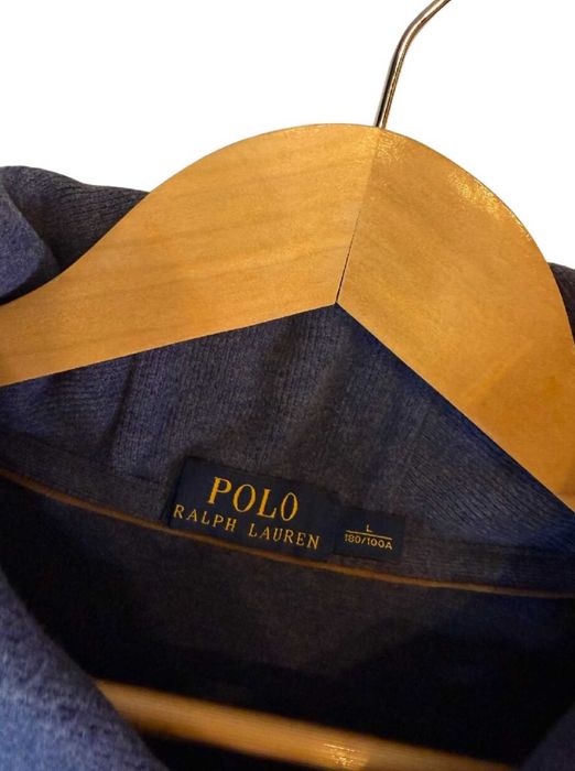 Bluza z golfem Ralph Lauren niebieska