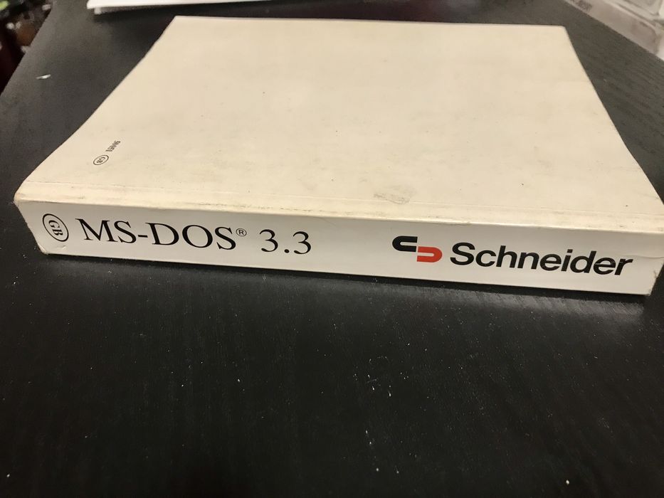 Scheider, Microsoft, MS-DOS, Para coleccionadores