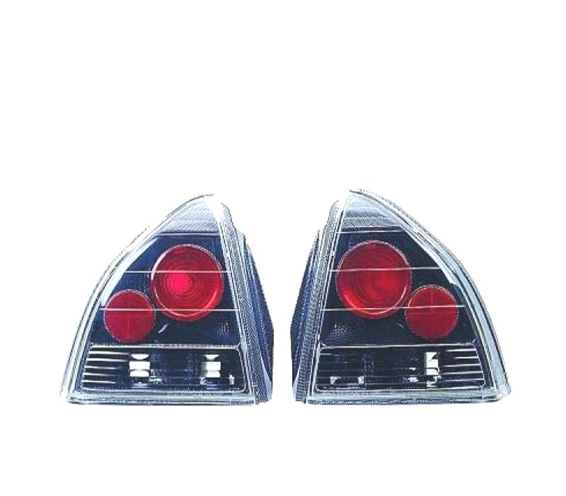 FAROLINS TRASEIROS HONDA PRELUDE 92-97 LOOK LEXUS PRETO