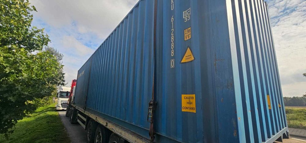 Kontener morski używany 40 HC magazyn 12 metrów z 2021 r. - Poznań
