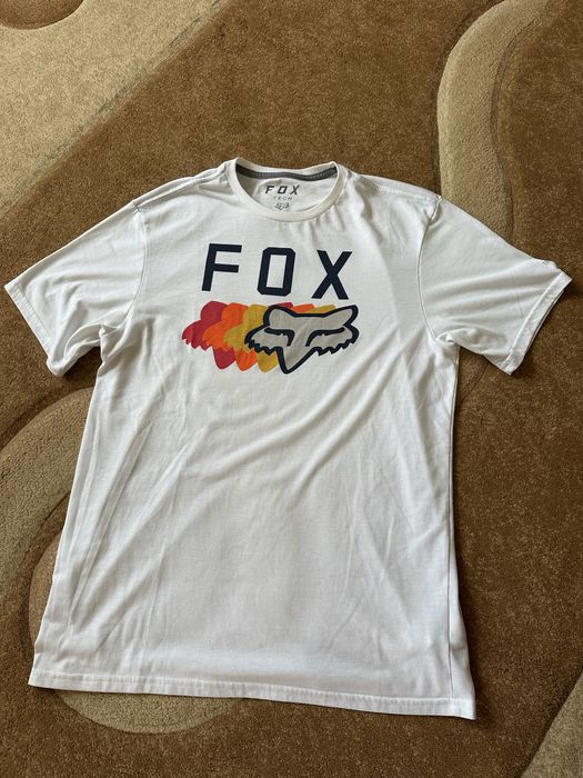 Біла футболка Fox Tech premium fit