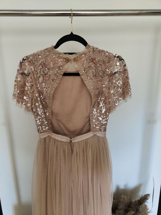 Sukienka balowa koktajlowa tiul cekiny Needle & Thread