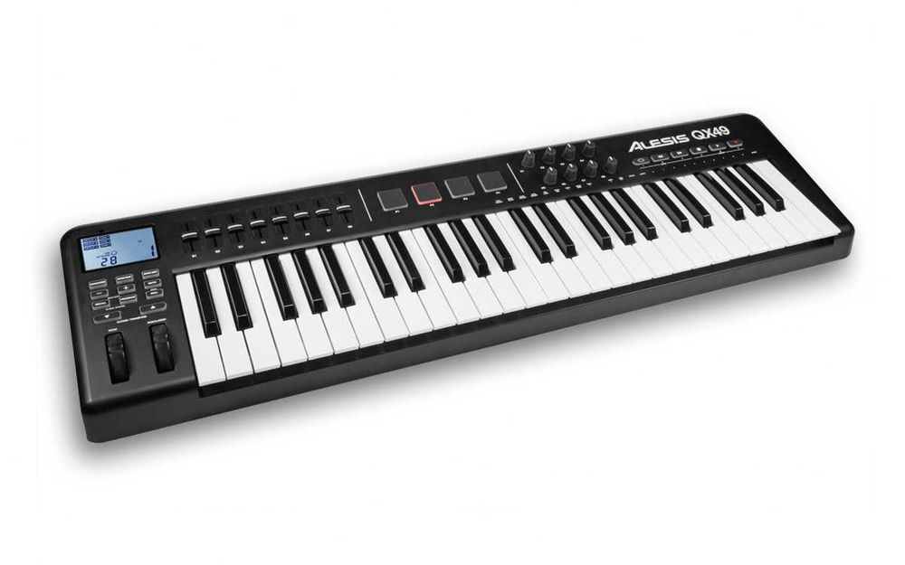 Teclado Controlador MIDI Alesis QX49 + Saco / Gig Bag Premium FUSION (como novo)