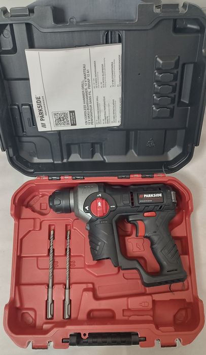 Акумуляторн перфоратор PARKSIDE PBHAP 12, перфератор парксайд на акб