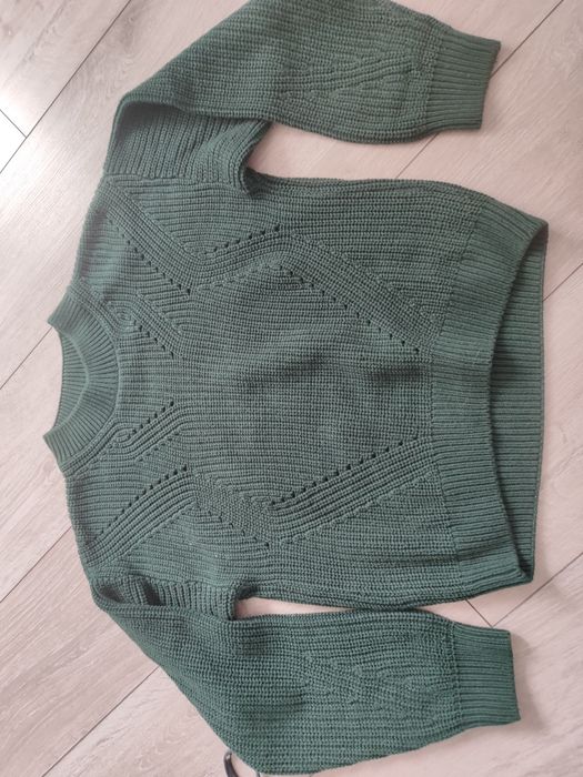 Sweter zielony ciemny