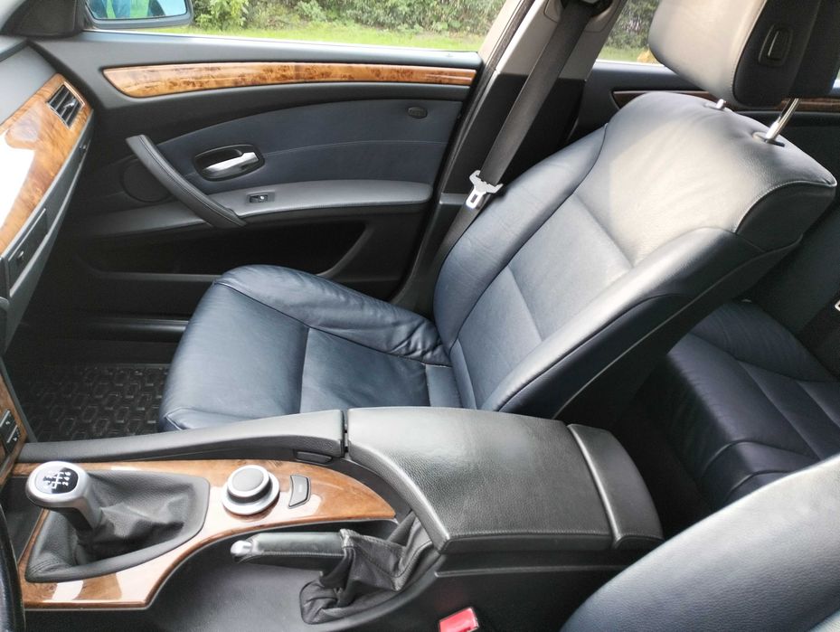 BMW E60/E61 lift N47D20A Monacoblau metallic wszystkie części skóra