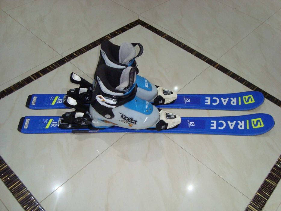 Narty SALOMON I RACE 90CM+buty 19,5CM rozm.31